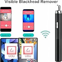 Vista 4 de Removedor de puntos negros con cámara, WiFi Visual Blackhead Remover Herramientas con luces blancas/azules para iPhone, teléfonos Android, regalo