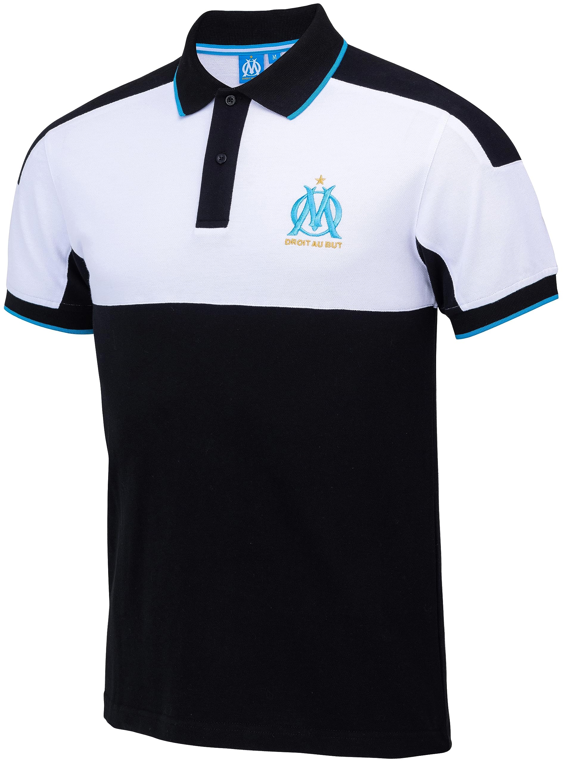 OLYMPIQUE DE MARSEILLE Polo Fan Supporter Om - Collection Officielle Homme