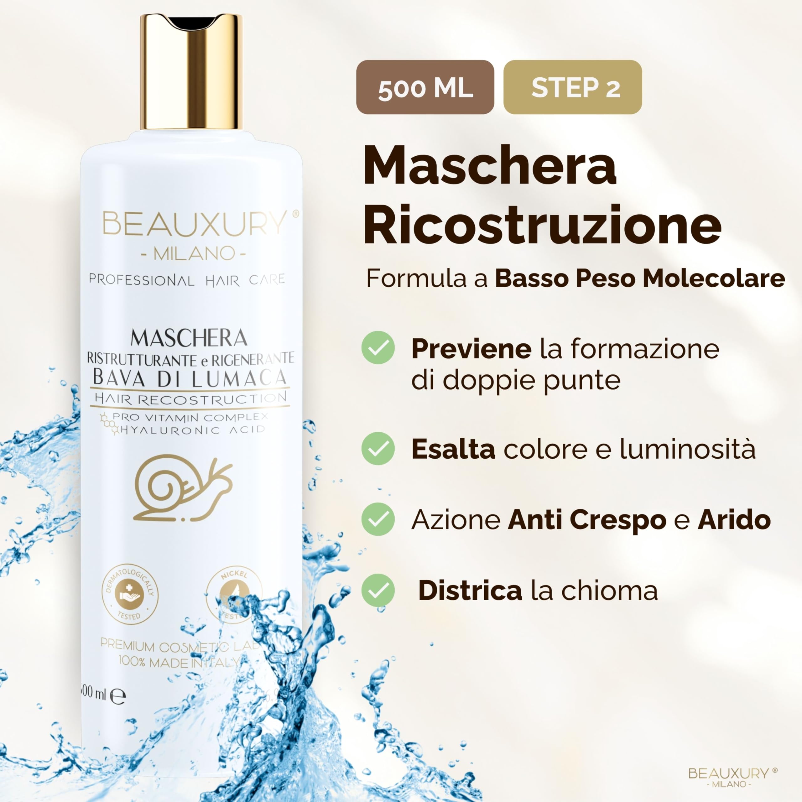 Set Shampoo 500 ml + Maske 500 ml + Leave in (Komplettset)