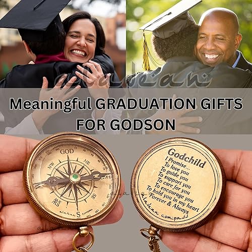 Miniatura 8 de Regalo para la brújula ahijada  Ahijada ahijada  I Promise to Love You, regalos de bautismo, confirmación de comunión cristiana, regalos de Navidad