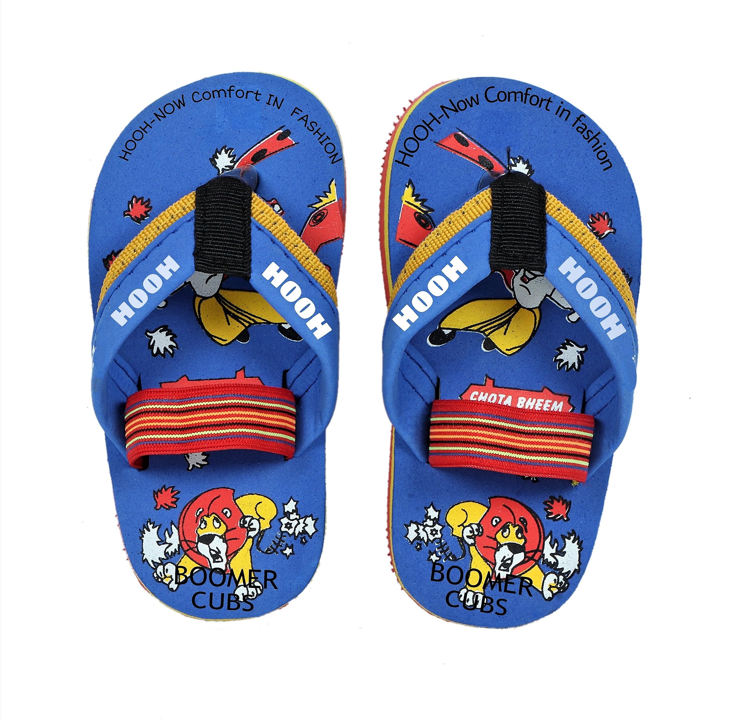 BOOMER CUBS Kids Unisex Walking Slippers and Sandals for Baby Boys and Baby Girls for Age 6 Months to 4.5 Years (Royal Blue, 12_Months) 1