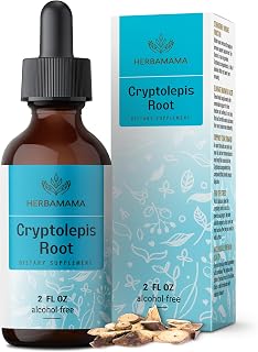 HERBAMAMA Cryptolepis Tincture - Vegan Cryptolepis Sanguinolenta Immunity Drops for Overall Detox - Non-GMO, Alcohol & Sugar-Free Immune Support Supplement