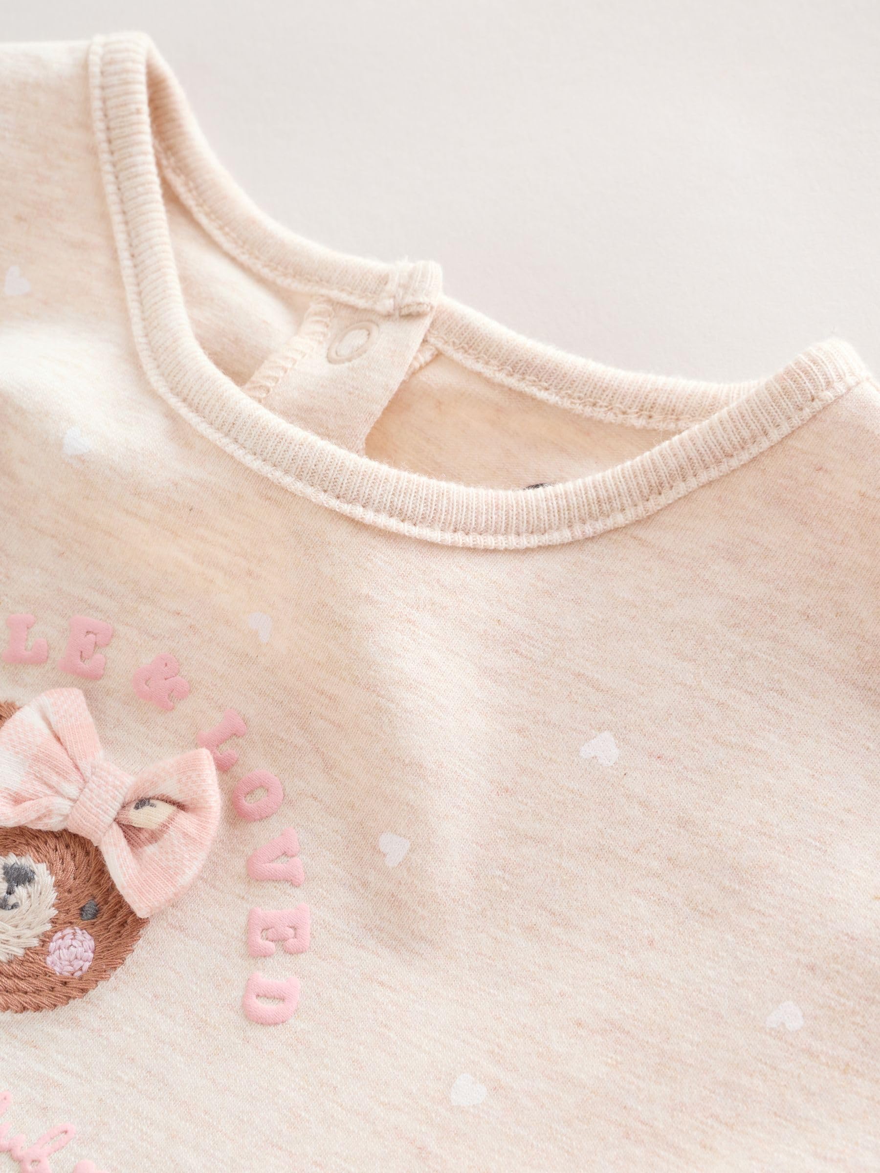 NEXT Bébé fille Grenouillères en jersey, lot de 3