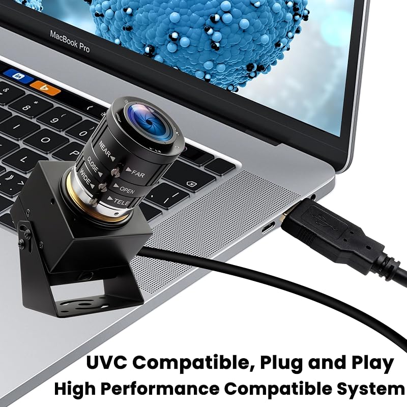 ELP 4K USB Kamera 120fps Golfütés Felvétel 12MP 3x Optikai Zoom Raspberry Pi