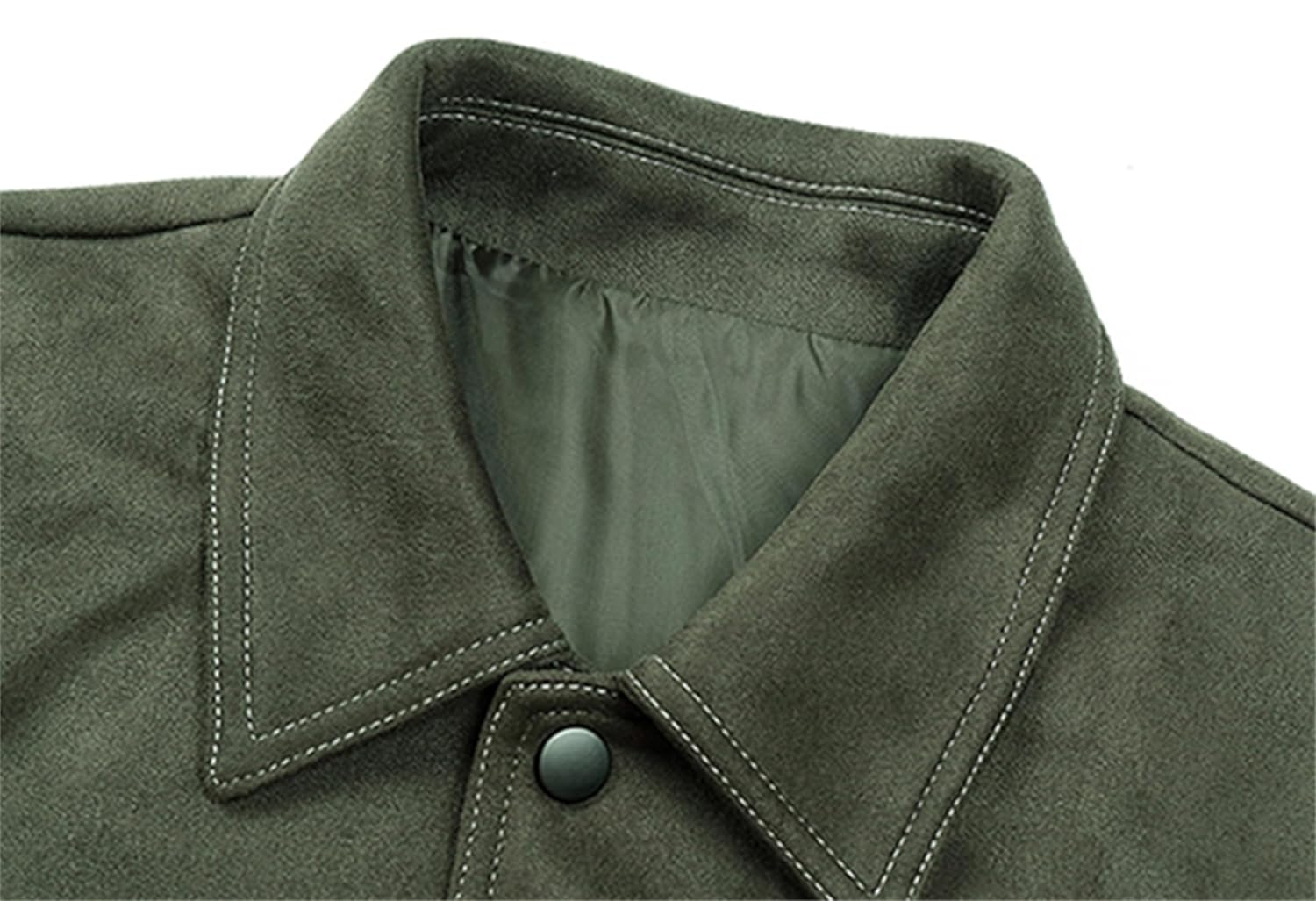 Cromoncent Jaqueta masculina de camurça, vintage, estilo caminhoneiro em promoção! Veja a oferta e mais achadinhos de Jaquetas & Casacos 3 Hoje é o melhor dia para comprar Cromoncent Jaqueta masculina de camurça, vintage, estilo caminhoneiro com aquele preço maroto! Promoção! Aproveite a oferta! 3