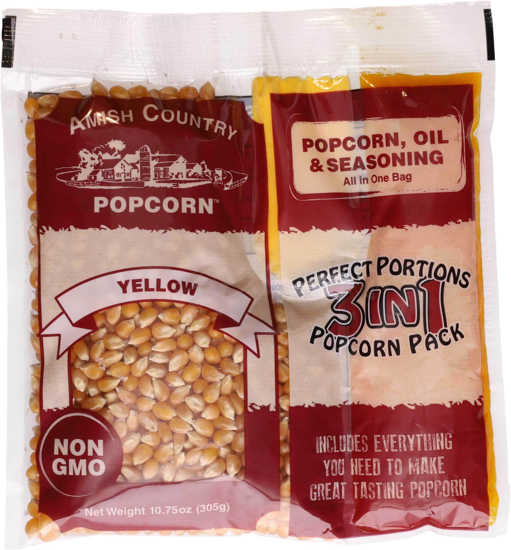 Amish Country Popcorn AllInOne Kernel Popcorn Packs