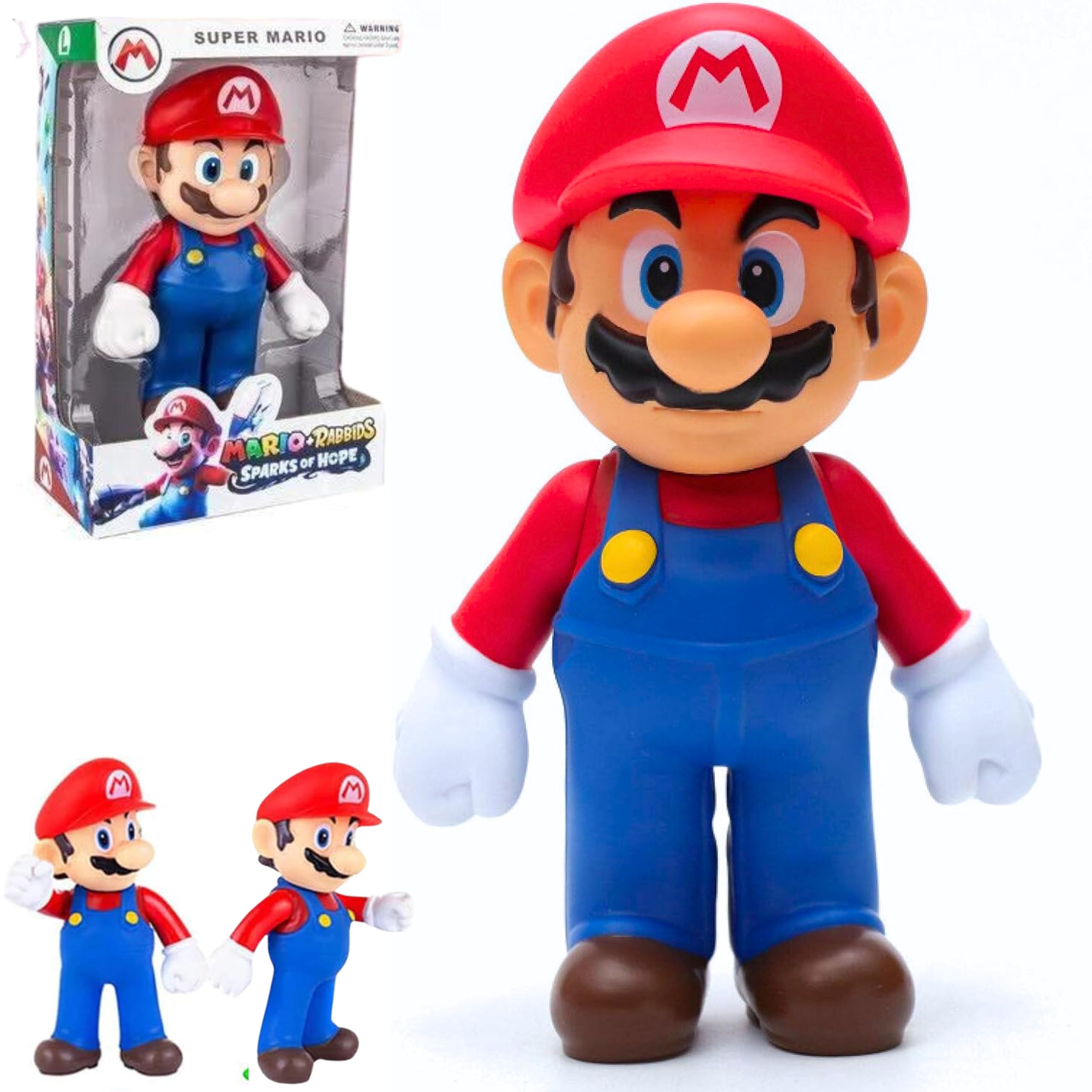 TOYS STORMMario Toys, 12 Inch Action Figure Toy, Collection Playset Toys for Kids Boys Girls Cake Toppers Birthday Party Decor