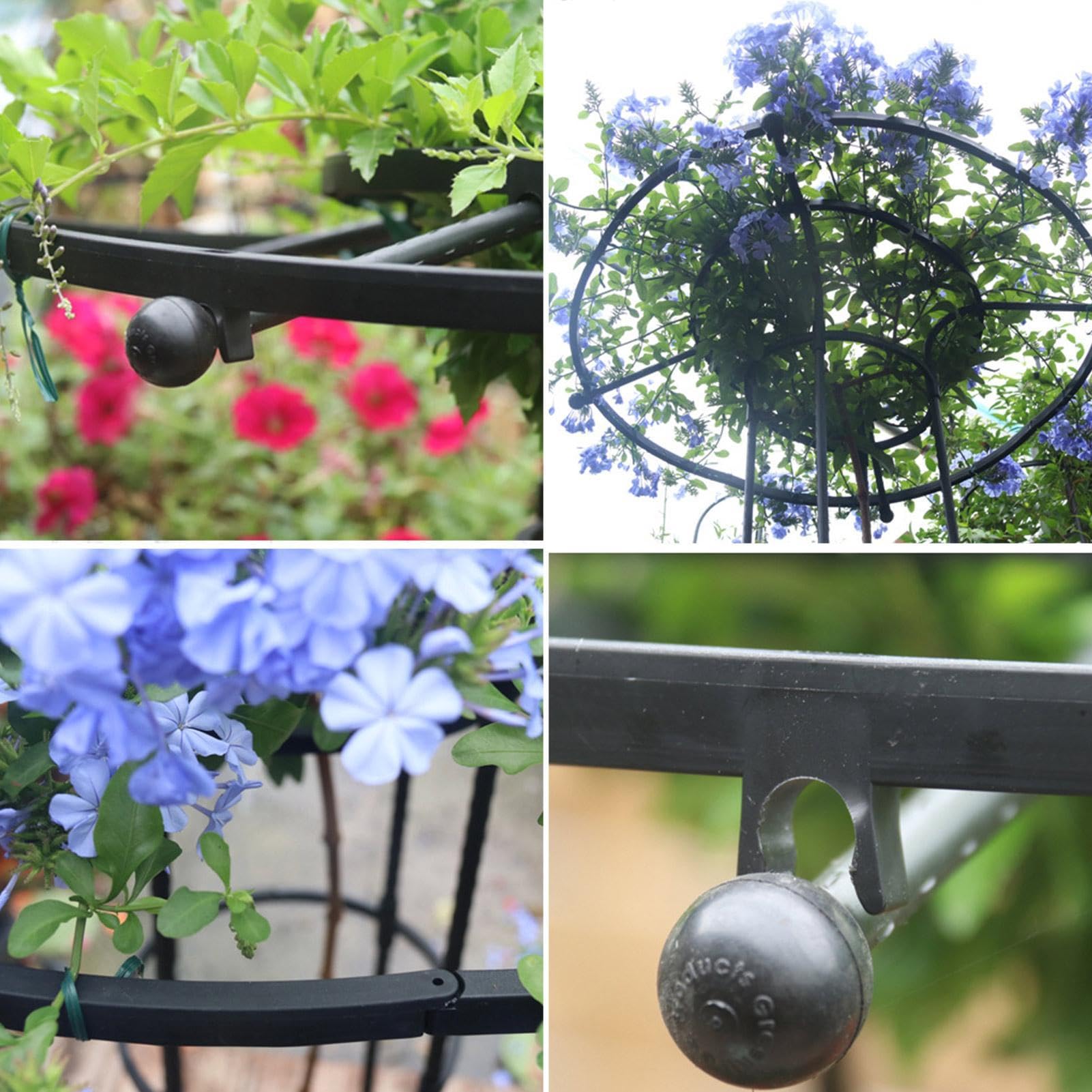 Pergola do wspinaczki dla roślina | 210 cm pergola ogrodowa do doniczkowych roslin | metalowa kolumna do pnących roślin | kratka do wspinaczki "zrób to sam" do doniczek