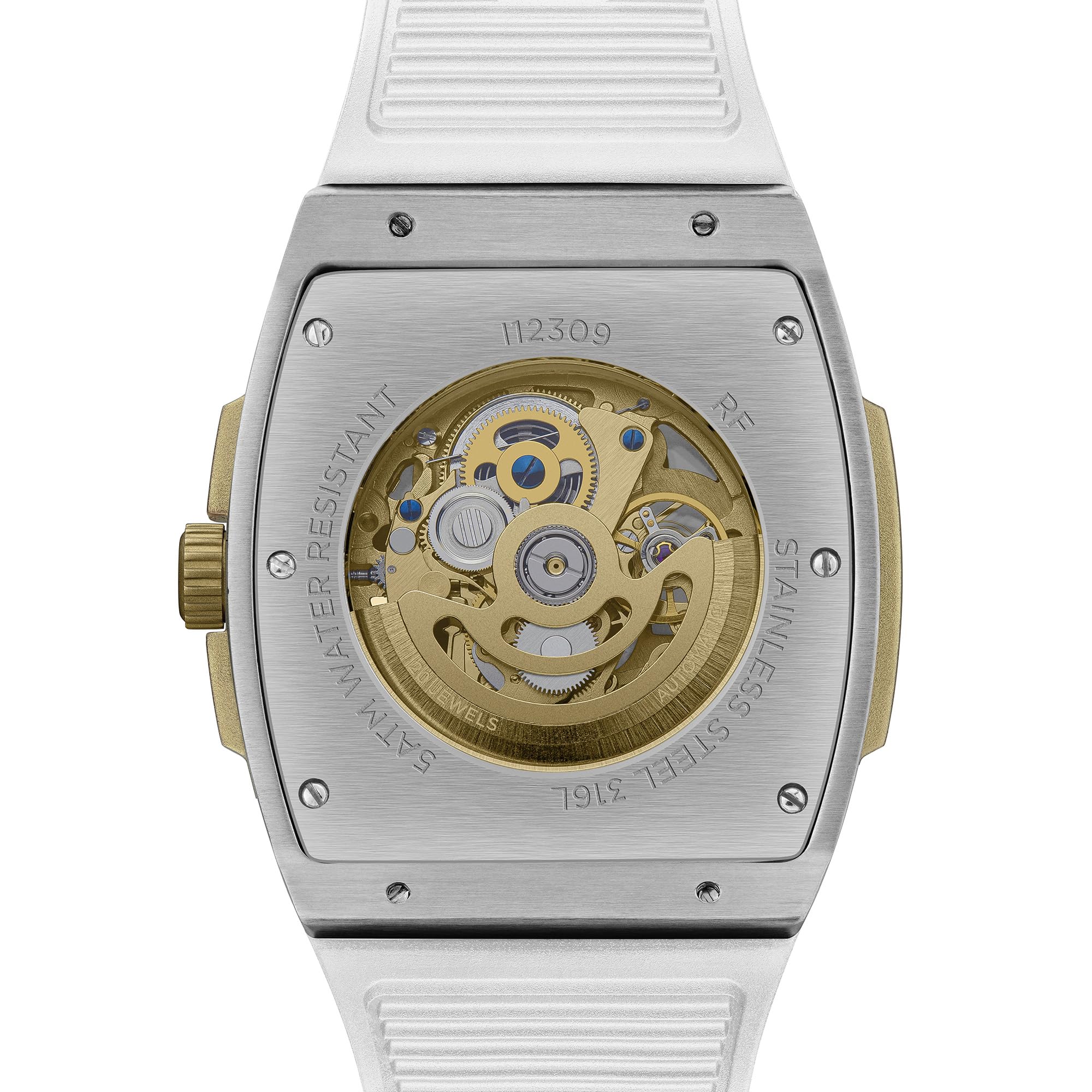Ingersoll The Challenger orologio automatico da uomo da 42 mm con quadrante blu e cinturino in poliuretano blu
