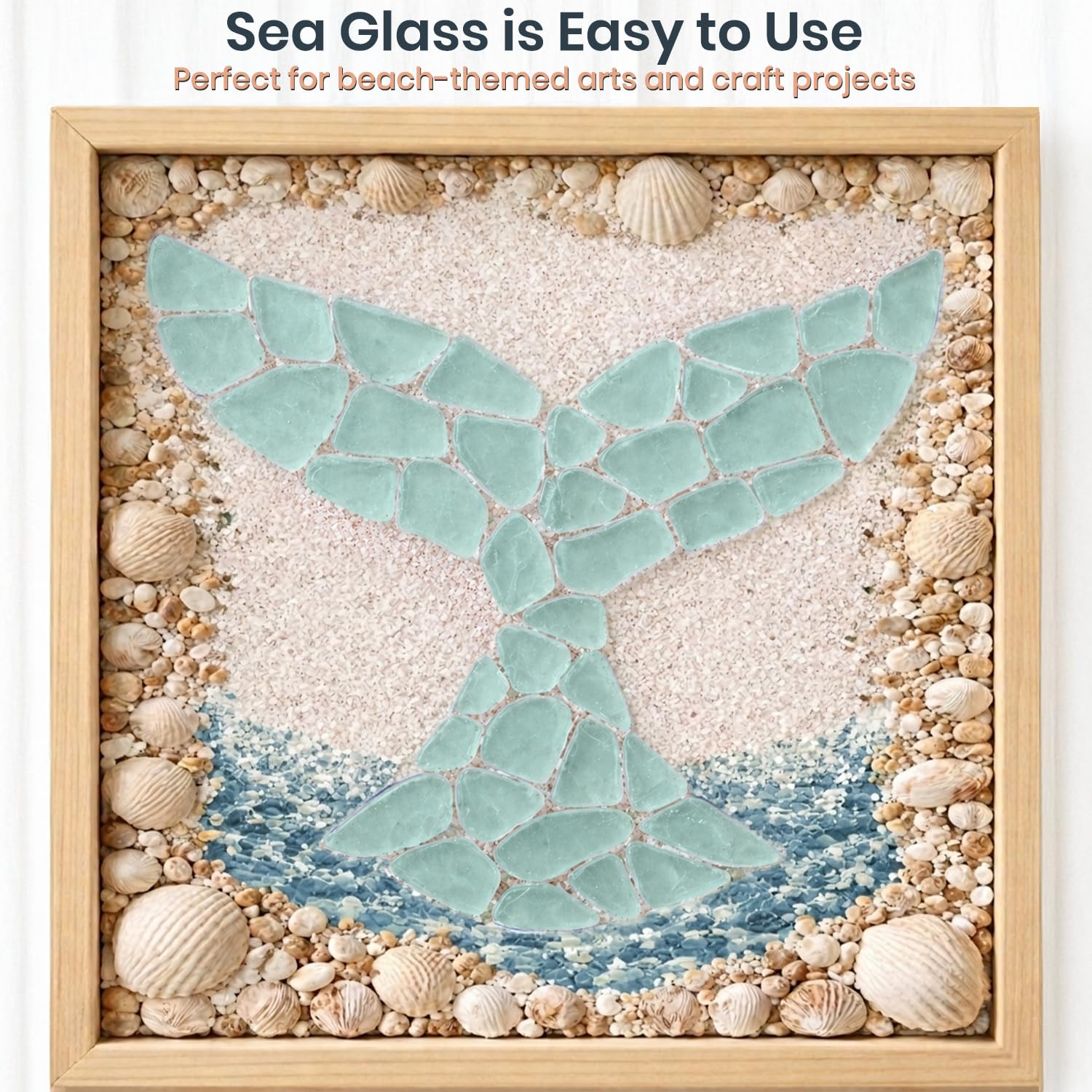 Amazon.com: Nautical Crush Trading Aqua Blue Colored Sea Glass Mix