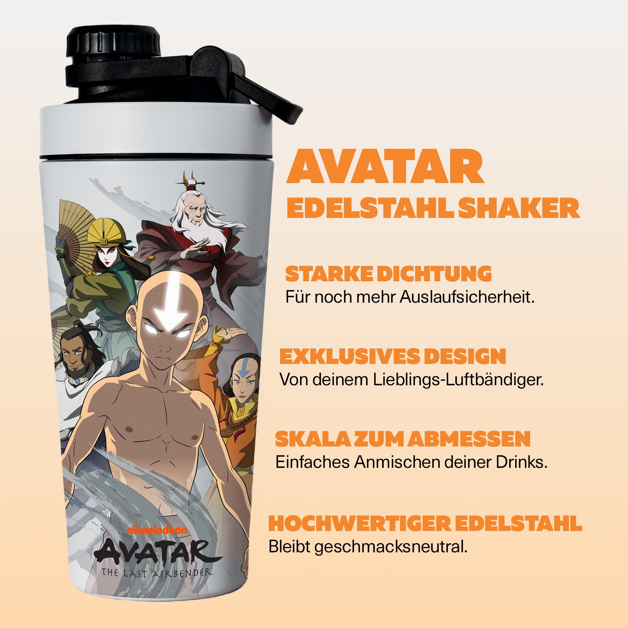 Gamers Only x AVATAR Premium Collector Bundle [MIT ENERGY PULVER & VITAMIN DRINK ] - 40 Portionen | inkl. Edelstahlshaker | Erhöht die Konzentration & Reaktionen | 125 MG Koffein & 12 Vitaminen