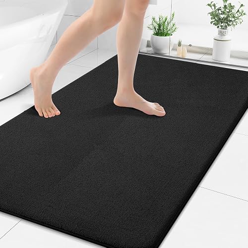 Smiry Memory Foam Bath Mat 50x30, Extra Soft Absorbent Bathroom