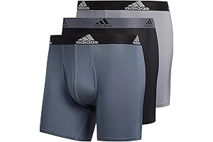 adidas Men's Performance Boxer Briefs Underwear