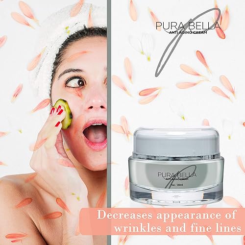 Miniatura 5 de Pura Bella Crema anti envejecimiento crema- impulsa la producción de colágeno y elastina elimina arrugas y líneas finas disminuye patas de gallo y