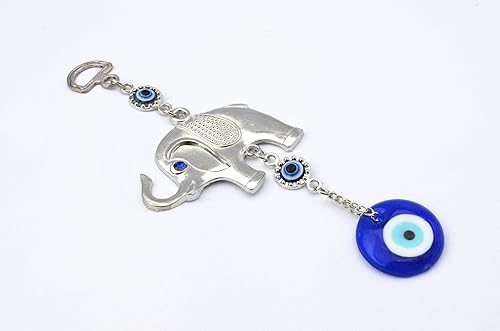 Miniatura 2 de Decoración para colgar en la pared de elefante azul con elefante de la suerte -021