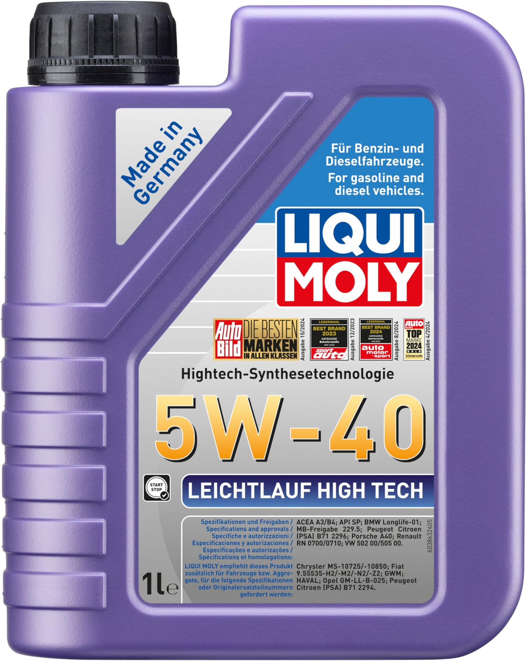 Leichtlauf High Tech 5W-40 | Engine oil | SKU: 2327