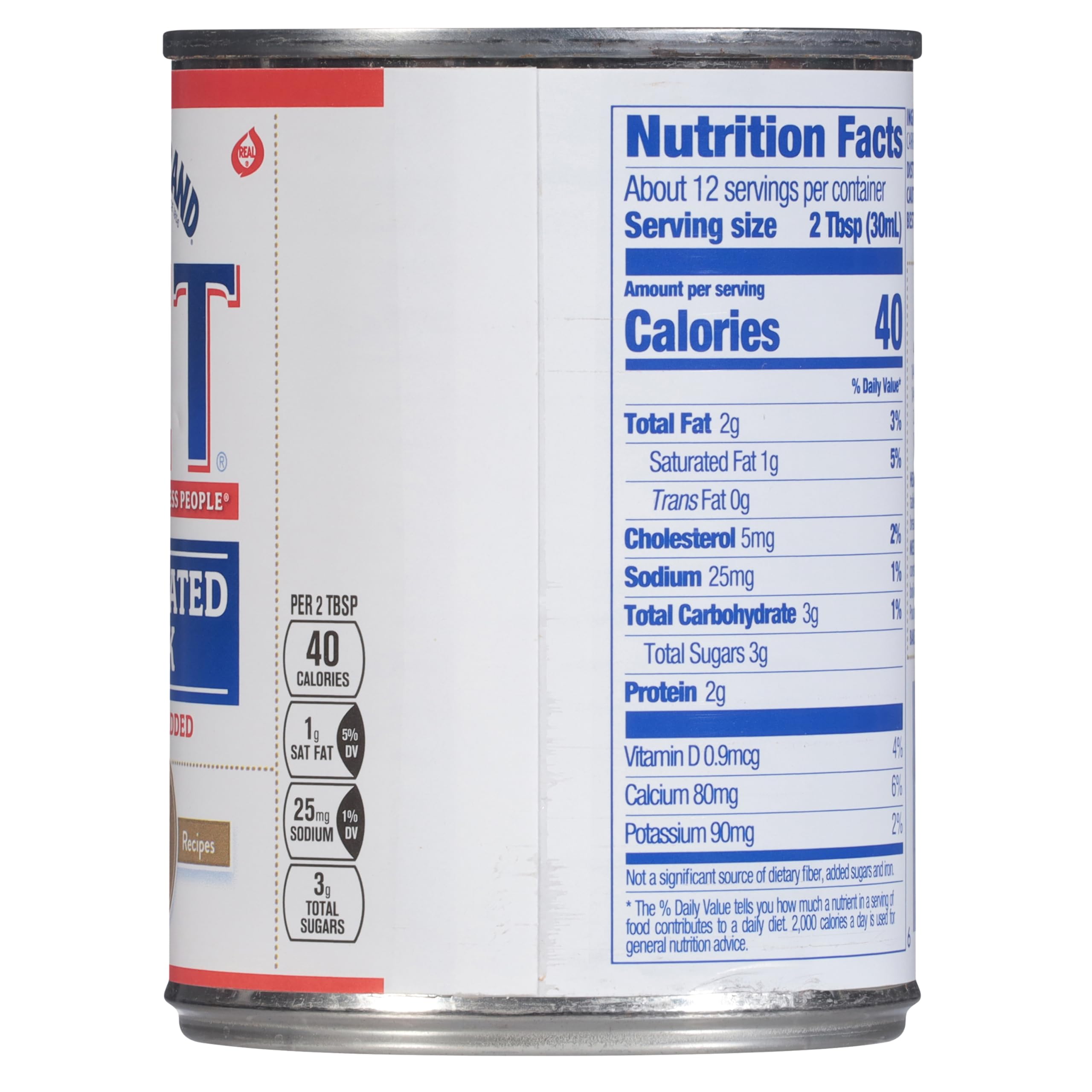 PET Evaporated Milk, 12 Ounce Can (Pack of 5)