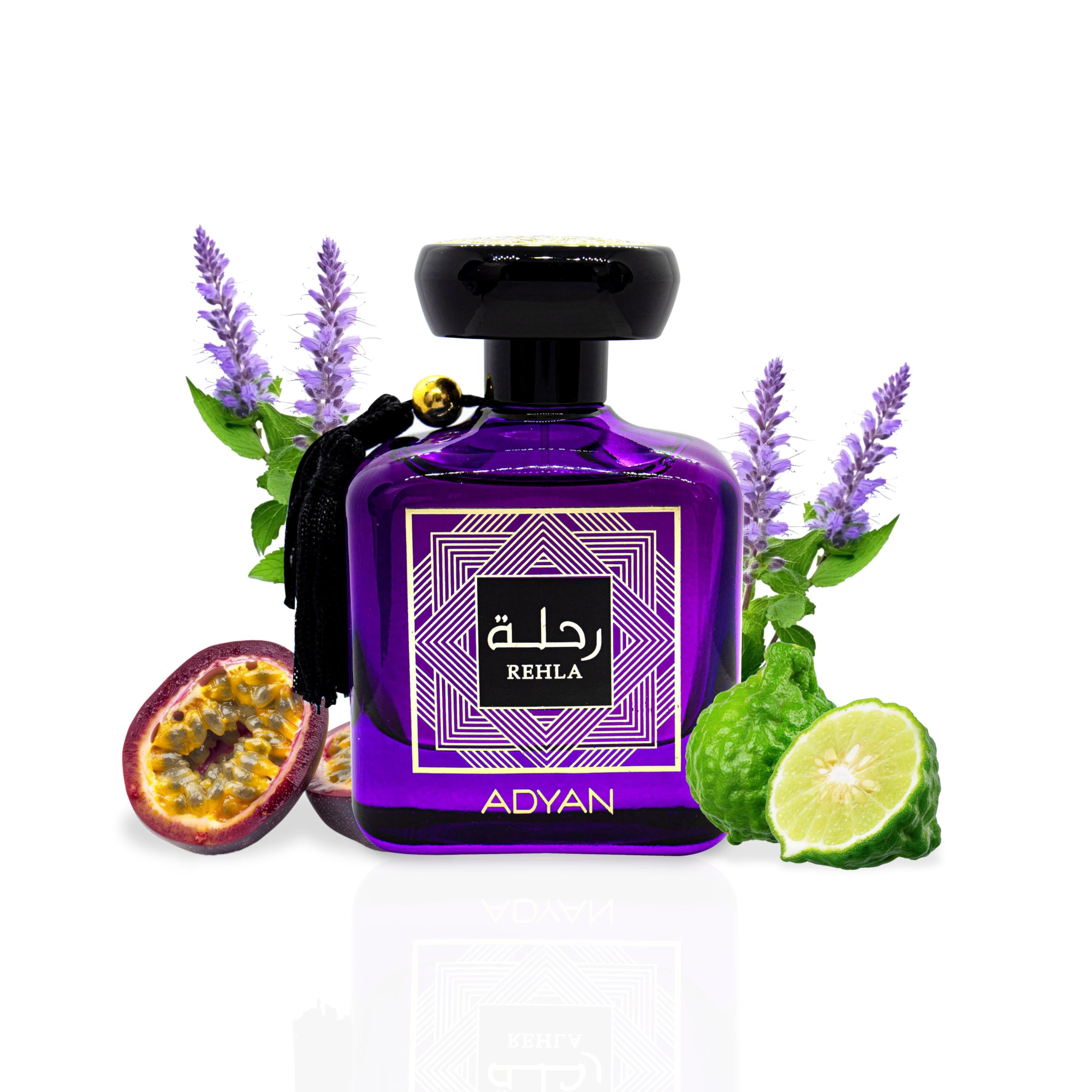 Rehla Eau de Parfum 100ml von Adyan Anfar Since 1950 | für Herren und Damen | orientalischer langanhaltender Attar-Duft in den Vereinigten Arabischen Emiraten hergestellt