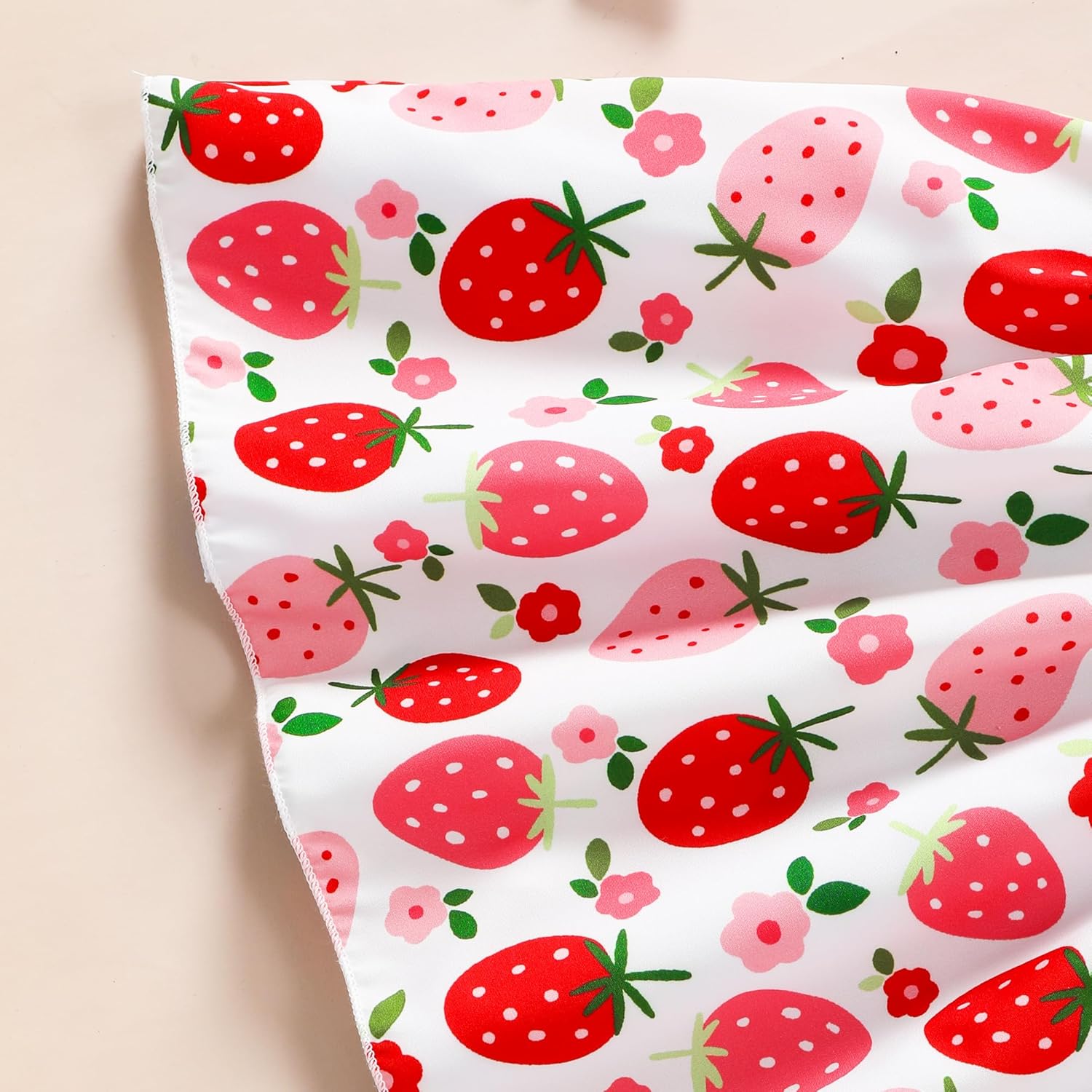 Little Girls Dress Ruffle Sleeve Floral Smocked Dresses Kids Casual Outfits Toddler Summer Tiered Boho Sundress 2-7T - Image 6