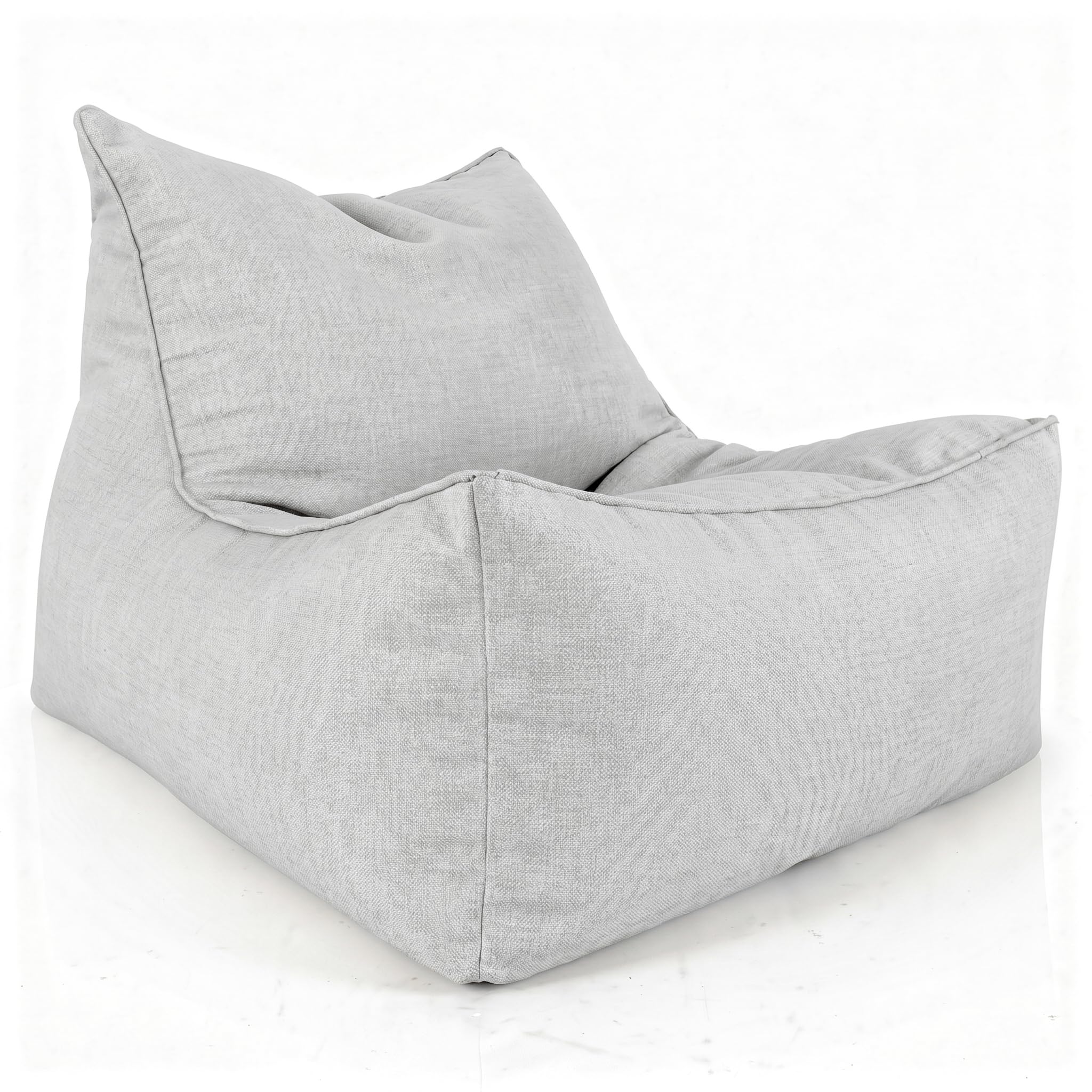 Aiire Poltrona Pouf da Esterno di Lusso - Puffo per Sedersi Moderni per Giardino e Piscina - Bean Bag XXL Design con Imbottitura - Cuscino da Lettura Gigante, Puff a Sacco