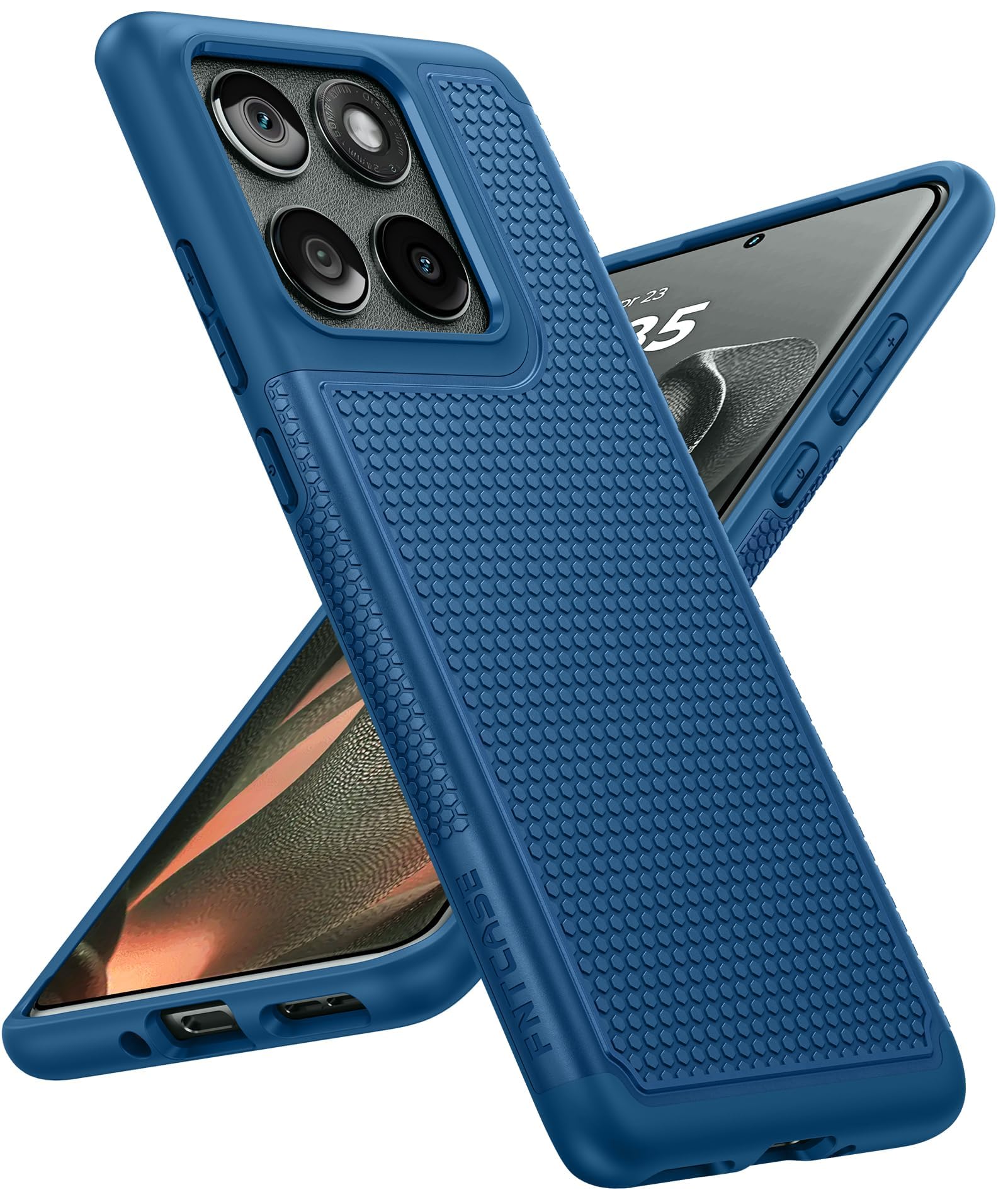 Coque Motorola Edge 2025 légère et résistante protection militaire bleue - 8