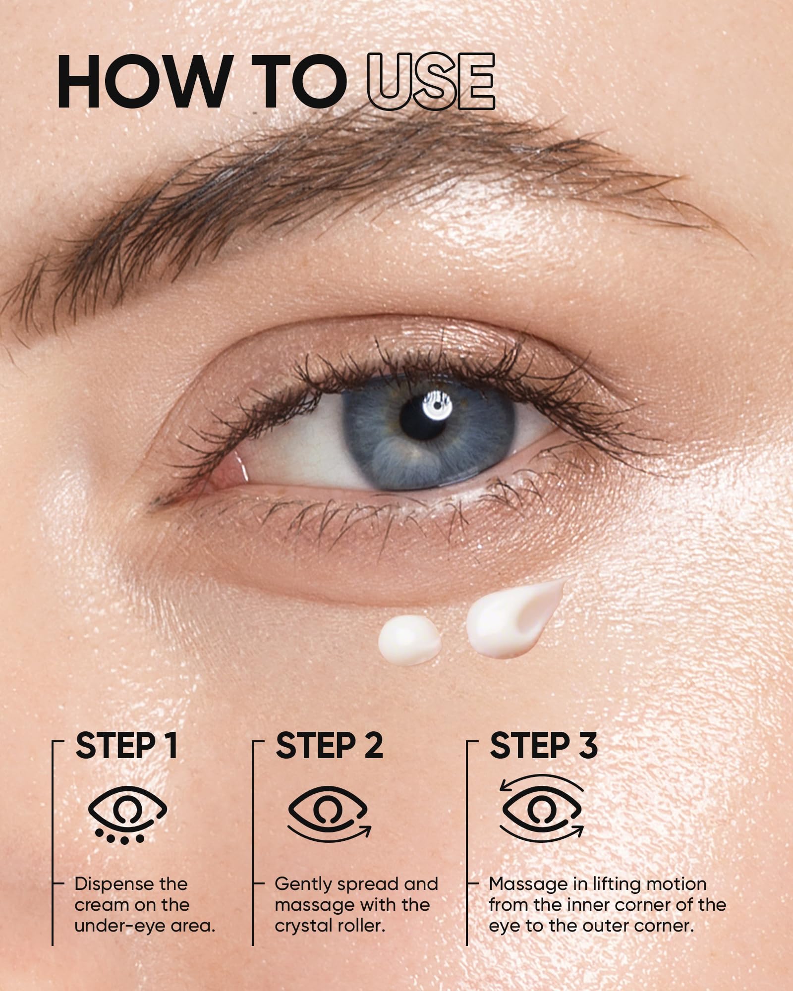 Amazon.com: SKINTIFIC 360° Crystal Massager Lifting Eye Cream