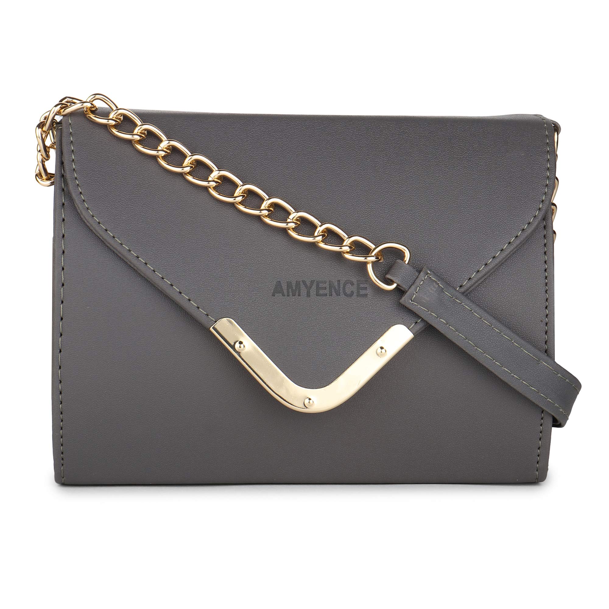 Amyence Trendy Stylish Crossbody Sling Bag for Girl Women for Party Office College (Grey 1008) (B08K3GTD7Q) Amazon Price History, Amazon Price Tracker