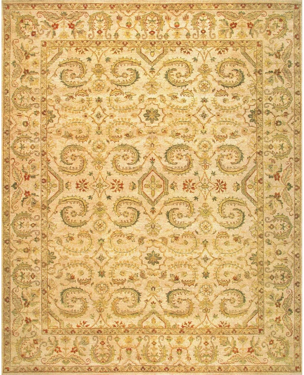 Rugstan Hand Knotted Ziegler Beige Vegetable Dyes Wool Rug