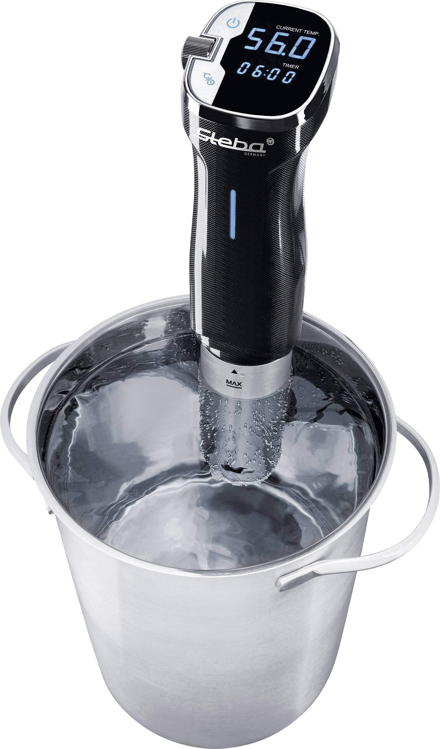 Cocedor sous-vide Steba, con una velocidad de circulación de agua de 12,0 litros/min y accesorios opcionales. SV 50.
