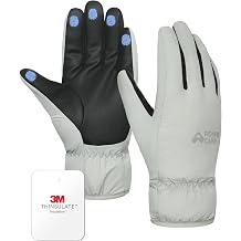 Pioneer Camp Lightweight Winter Hiking Gloves Men Women with 3M Thinsulate