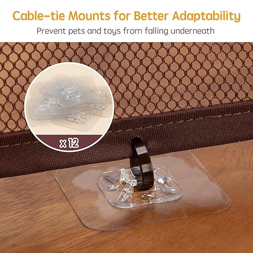 Miniatura 3 de Protector de barandilla para bebé, 15 x 3 pies, red de seguridad para niños, barandilla de balcón, barandilla de malla para niños, juguetes,