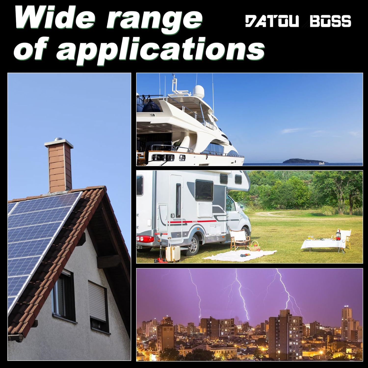 DATOU BOSS LiFePO4 Battery Wide Applications