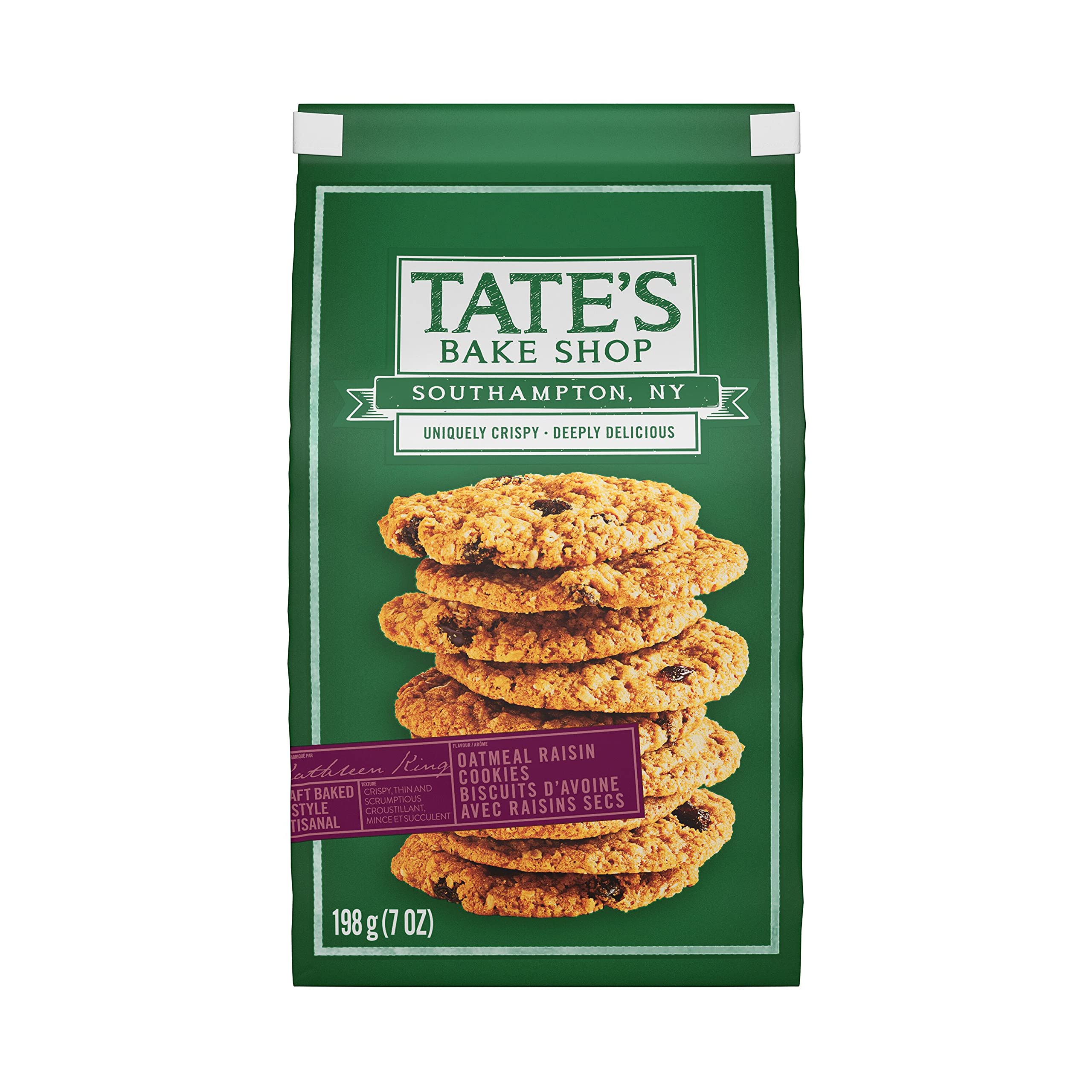 Tate's Bake Shop Oatmeal Raisin Cookies - 