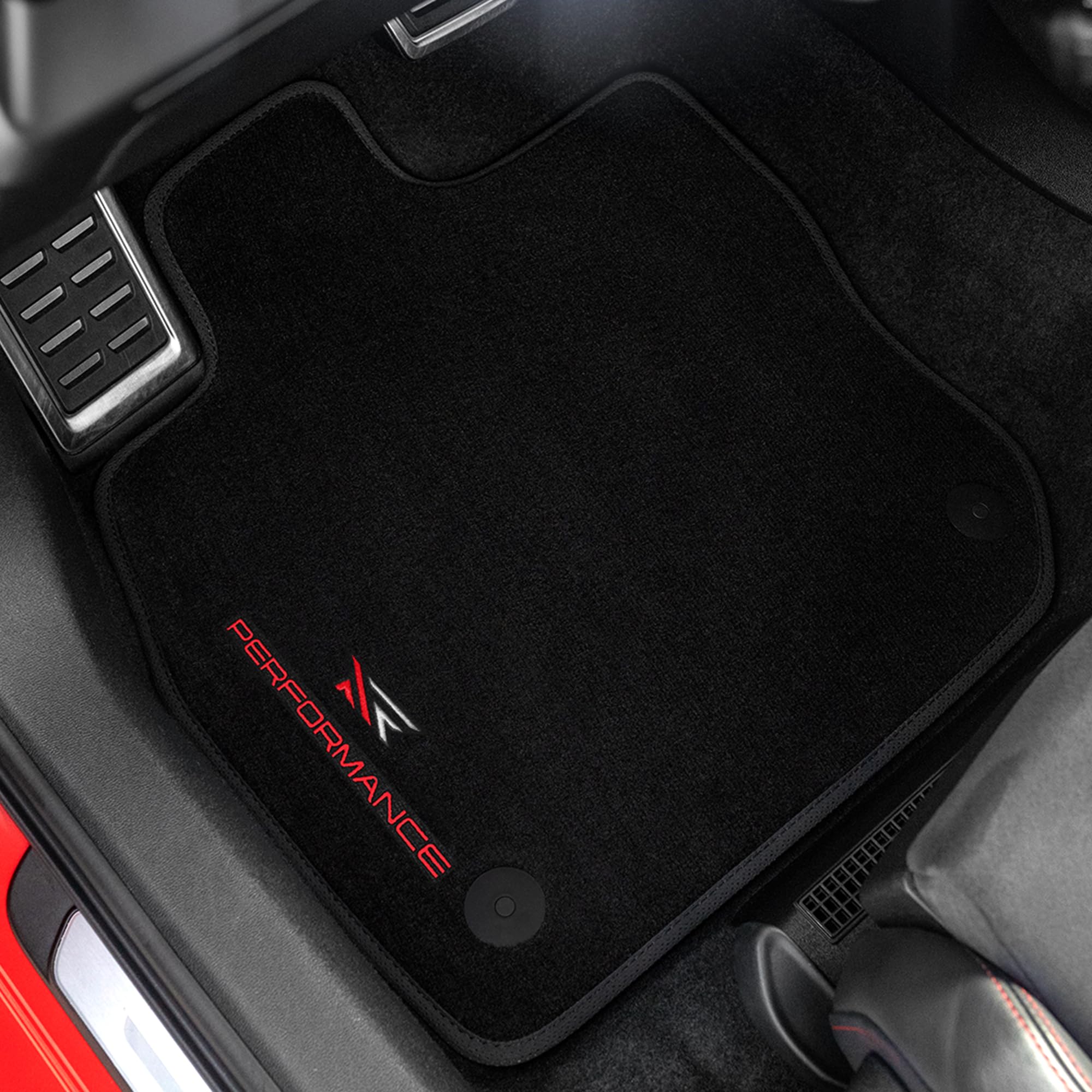 Tappetini Velours per Suzuki Grand Vitara IV 2018-2025 Tappeto auto nero 4 pz