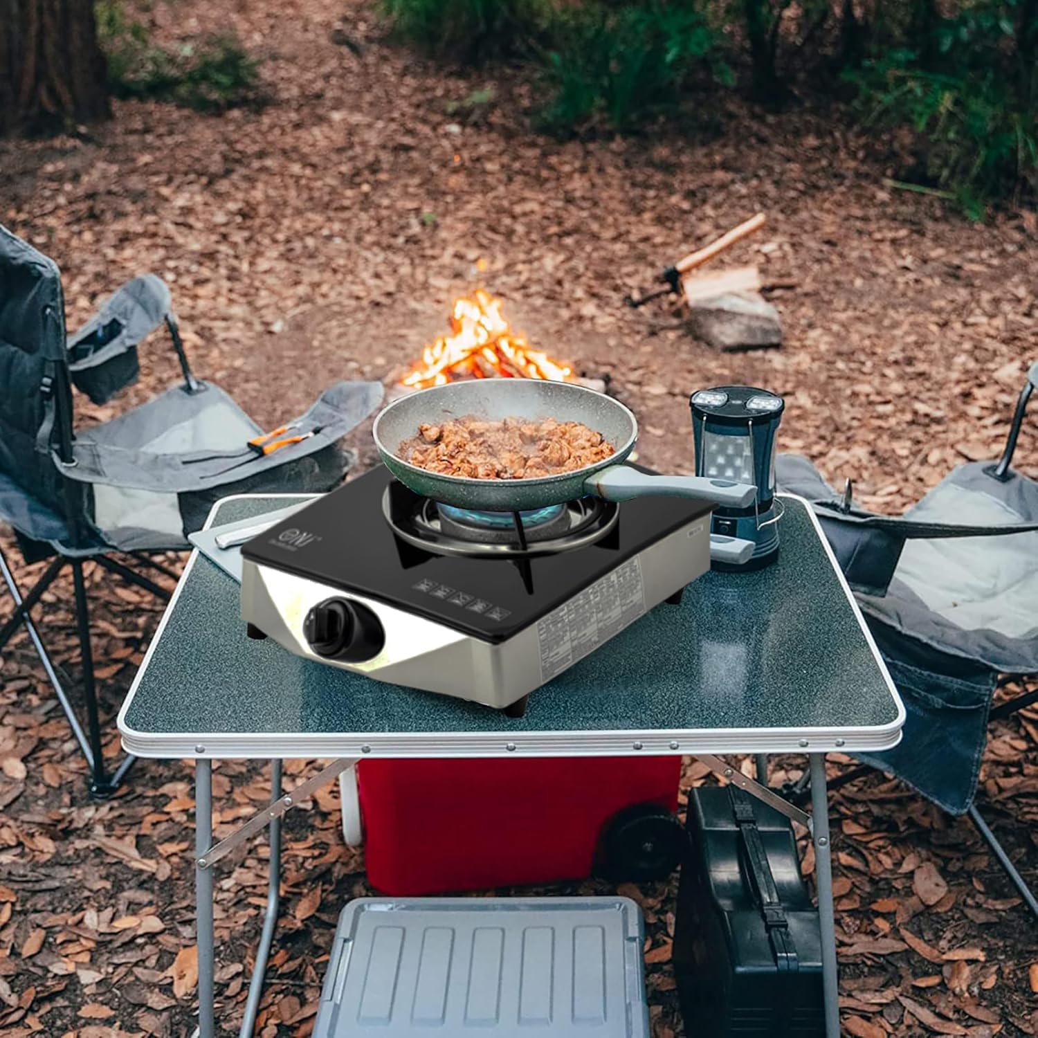 NJ NGB-S1 gas cooker in a kitchen setting