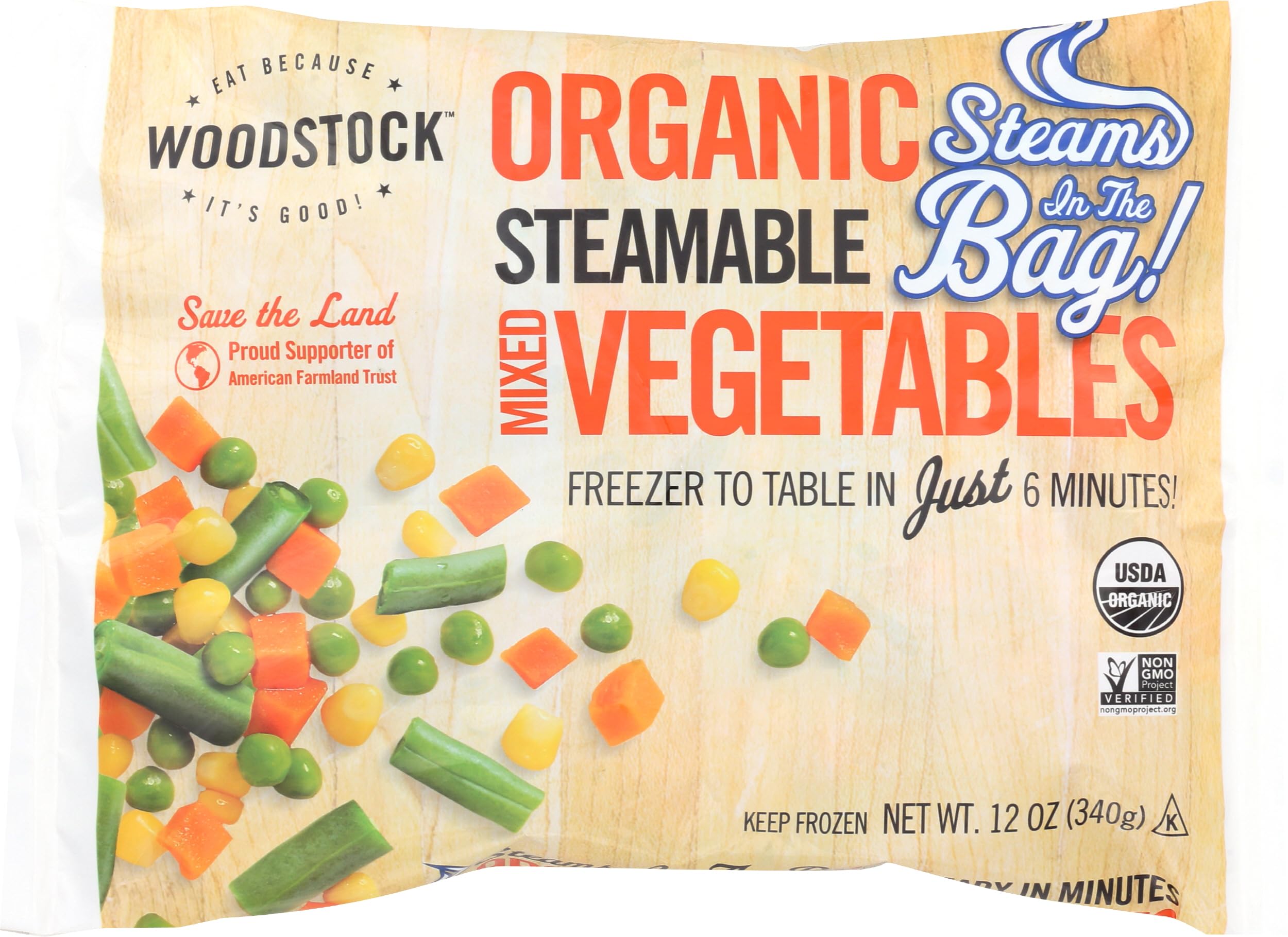 Woodstock Mixed Veg Steamtable Organ, 12 oz