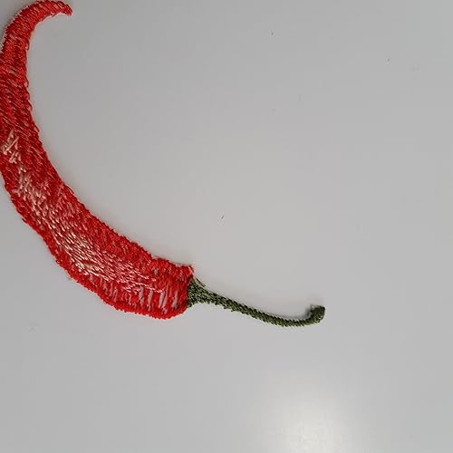 Miniatura 4 de Moks443(p) Chili Patch - Embroidery Patch - hot seasoning patch - Sew on patch