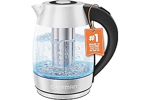 Chefman Electric Kettle - Fast Boiling Water in Style
