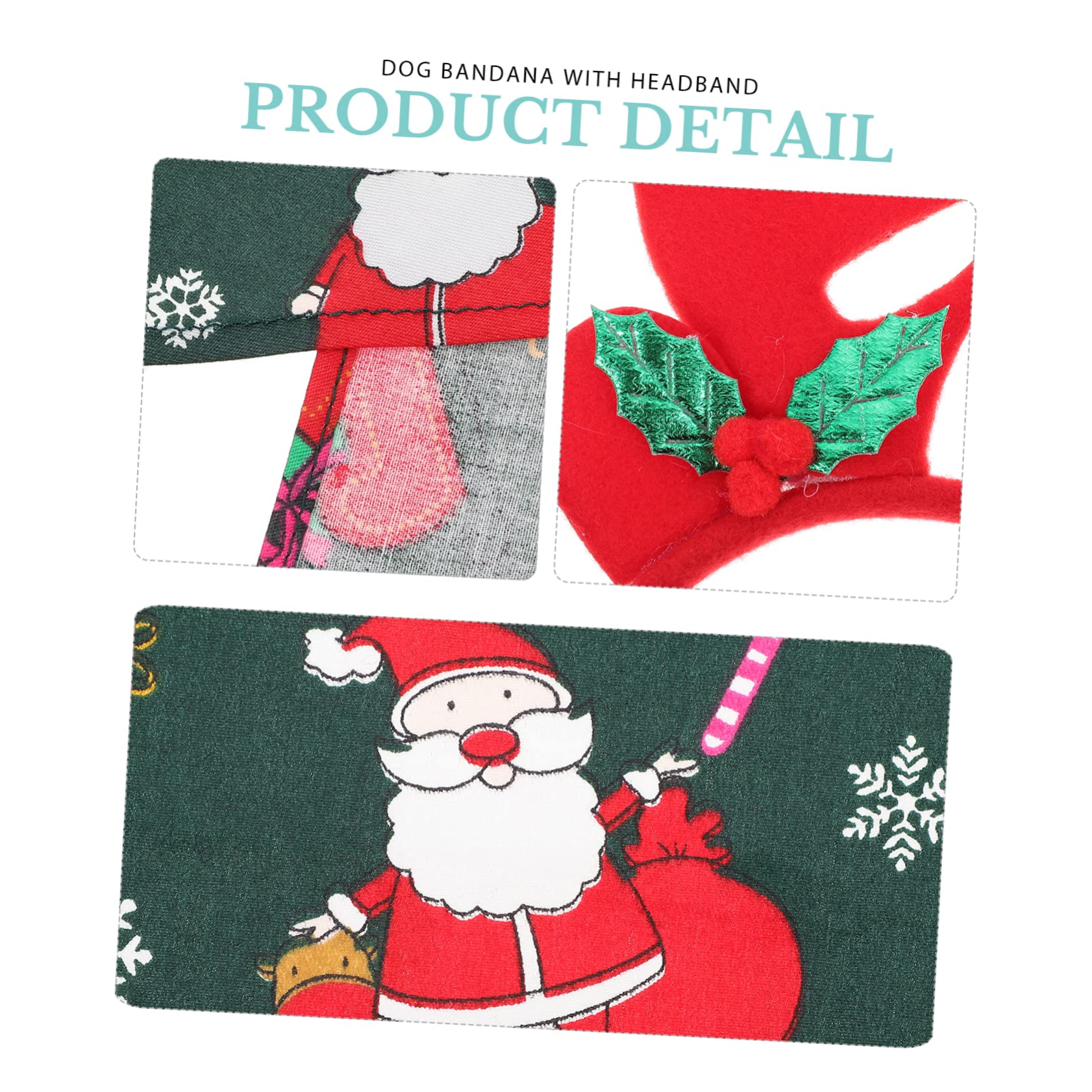 POPETPOP 3 Set di Bandane Natalizie per Cani Sciarpe E Foulard Riutilizzabili E Lavabili Accessori per Cani