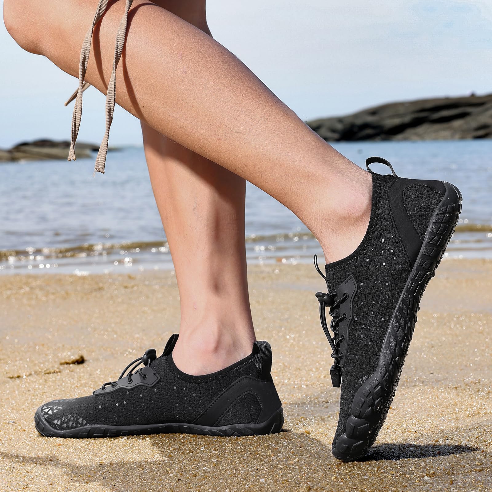 ziitop Laufschuhe barfußschuhe Herren Damen Wasserschuhe Wasserschuhe für Strand Boot Angeln Yoga tauchen surfen joggen Fitness schnelltrocknend