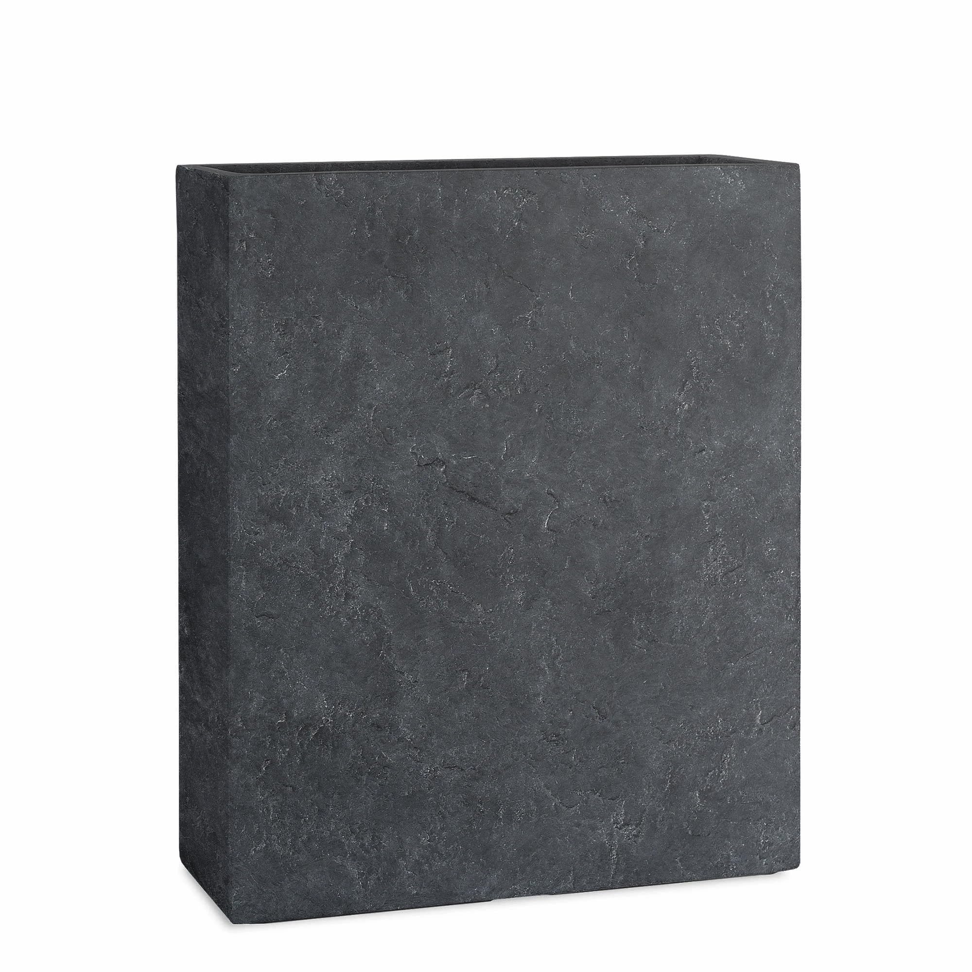 Pflanzwerk® Pot de Fleur Divider Jardinière Lava Anthracite 72x60x25cm *Résistant au Gel* *Protection UV* *Qualité européenne*