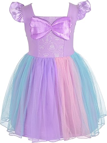 Lito Angels Disfraz de princesa para Halloween, cumpleaños, fiesta de disfraces, ropa casual de verano