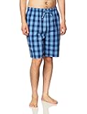 Men's Soft Woven 100% Cotton Elastic Waistband Sleep Pajama Short