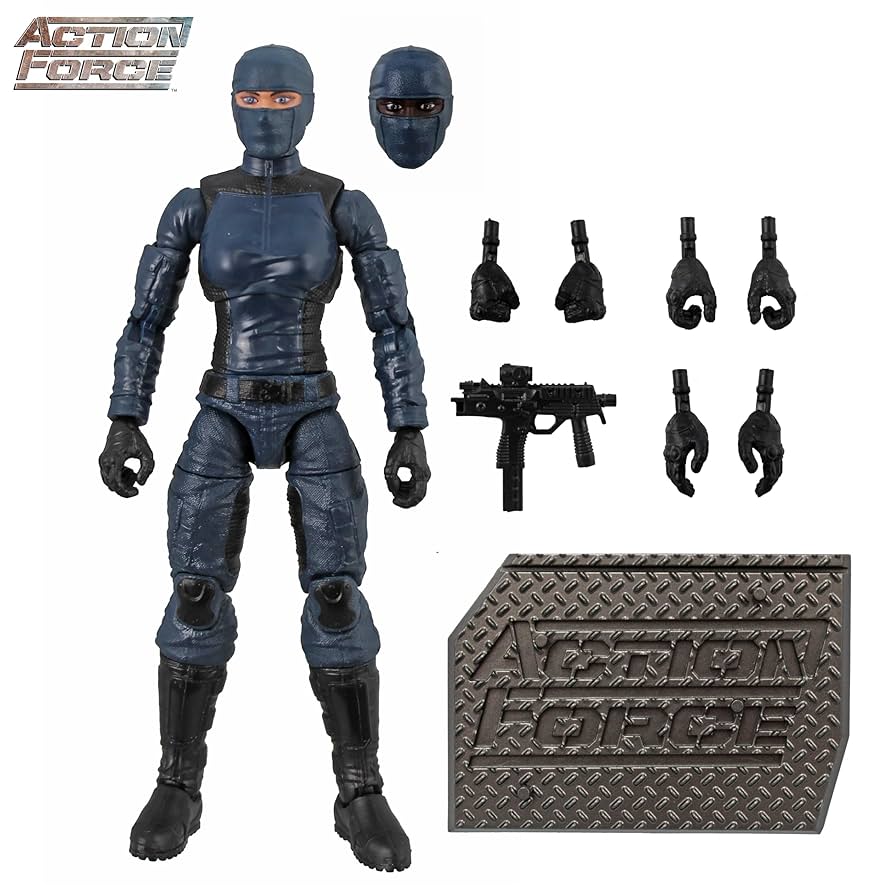 アクションフォース　ライオットトルーパー&ギア4体セット Amazon.co.jp: Action Force Valaverse Riot Warfare (女性