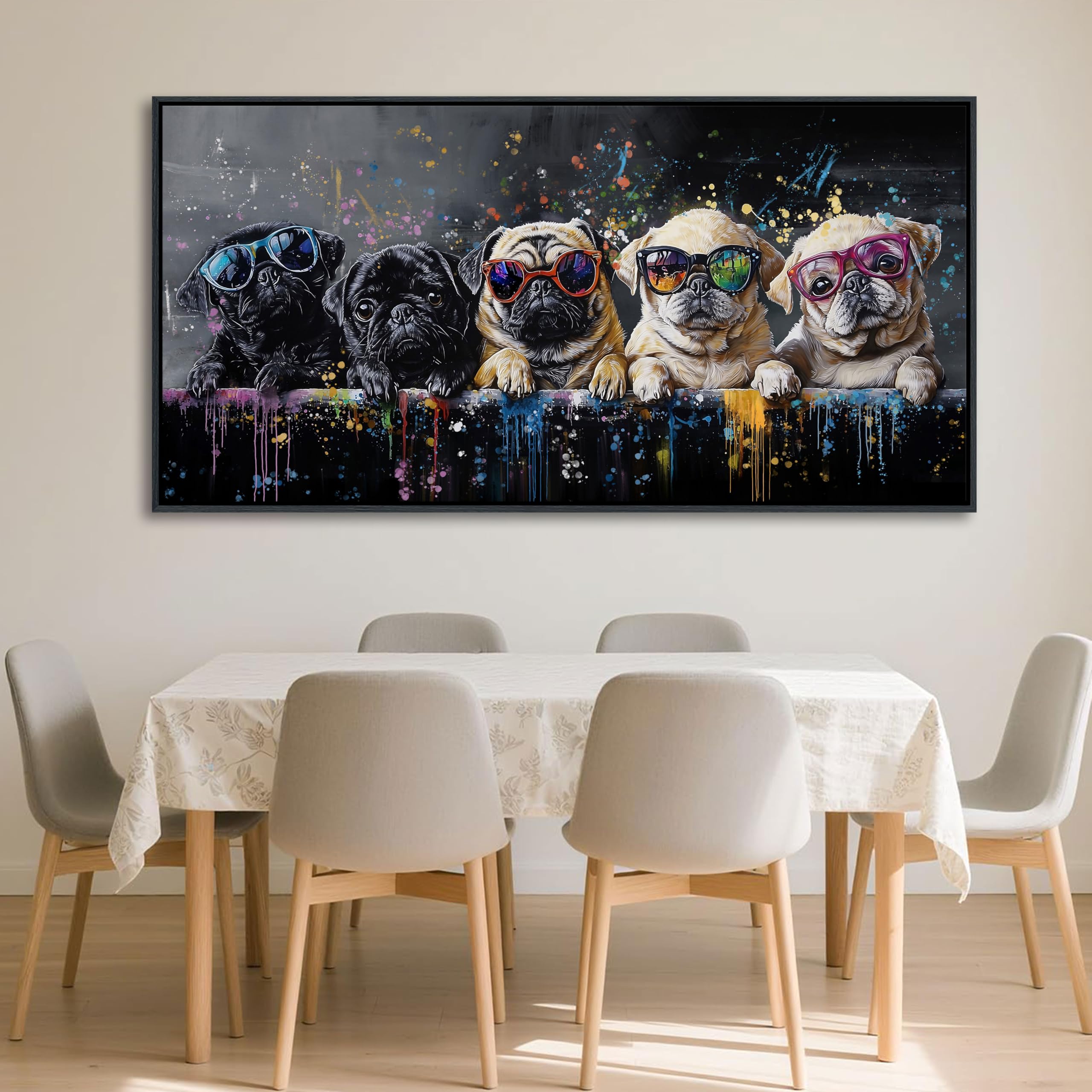 Amazon.com: XLSJERST God Picturs Canvas Artwork 48x24 Inches