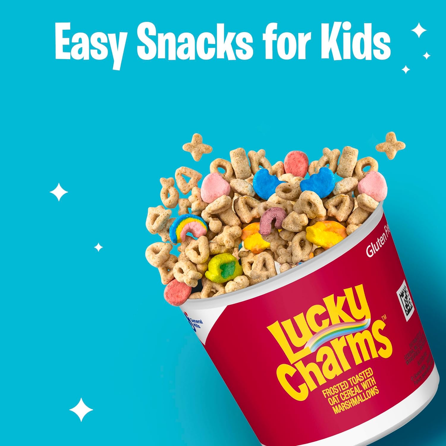 Lucky Charms Bowl Pak Cereal, 96 Count