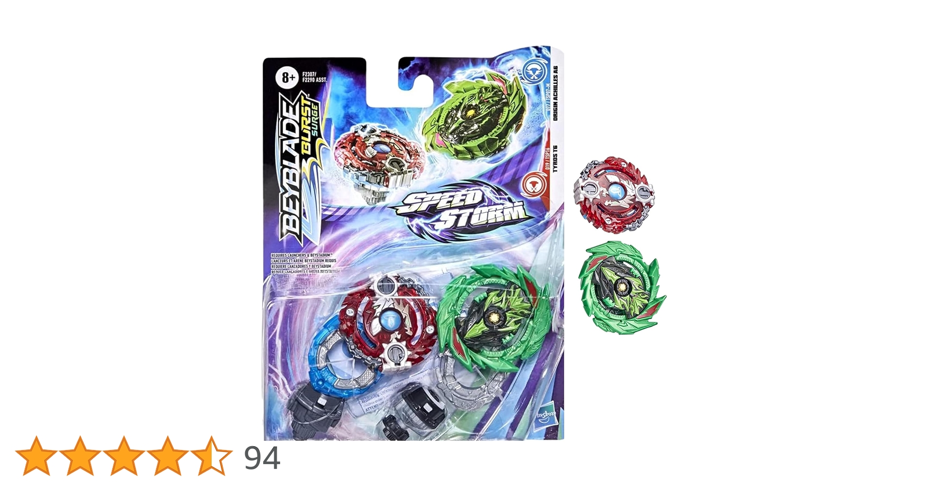 ベイブレード  バースト TAKARA TOMY Rage Longinus / Raid Lunior Burst Surge