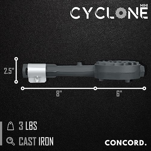 Miniatura 2 de Concord Cyclone Mini cabezal de quemador de hierro fundido de alta presión con opciones de montaje superior, lateral e inferior. Cabezal de quemador