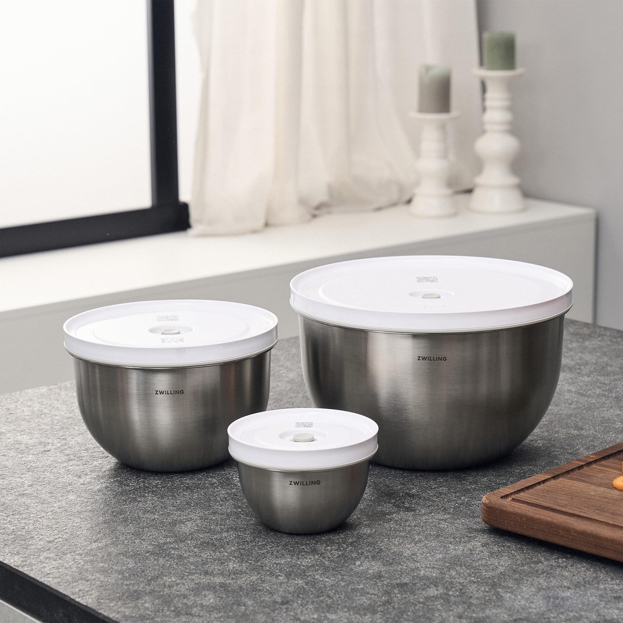 Amazon.com: ZWILLING Fresh & Save BOWLS 3-pc Stainless Steel