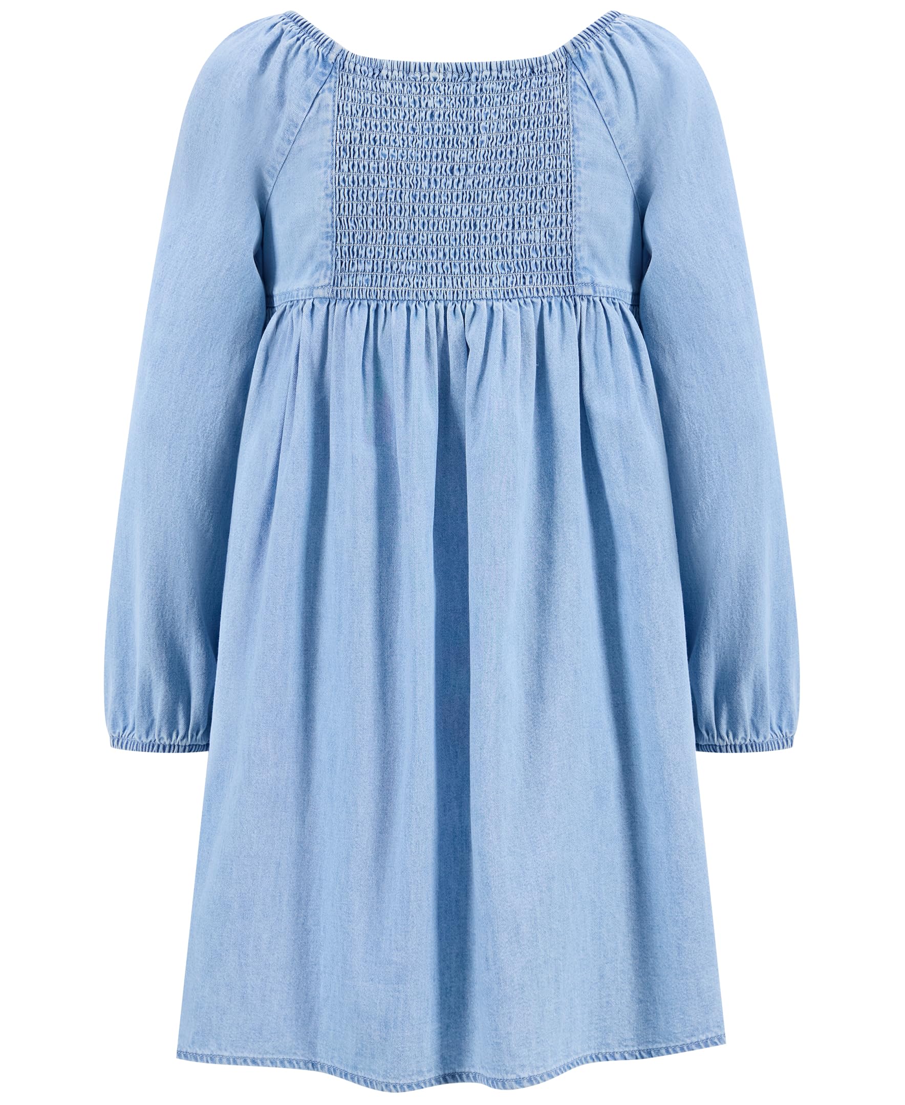 Roxy Lightweight Denim Long Sleeve Dress, Stylish & Comfortable, Casual Fit Vestito Bambina